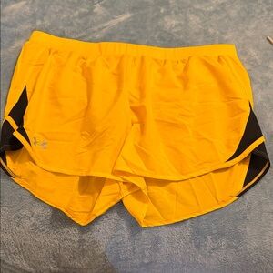 Under Armour Bright Gold Sports Shorts